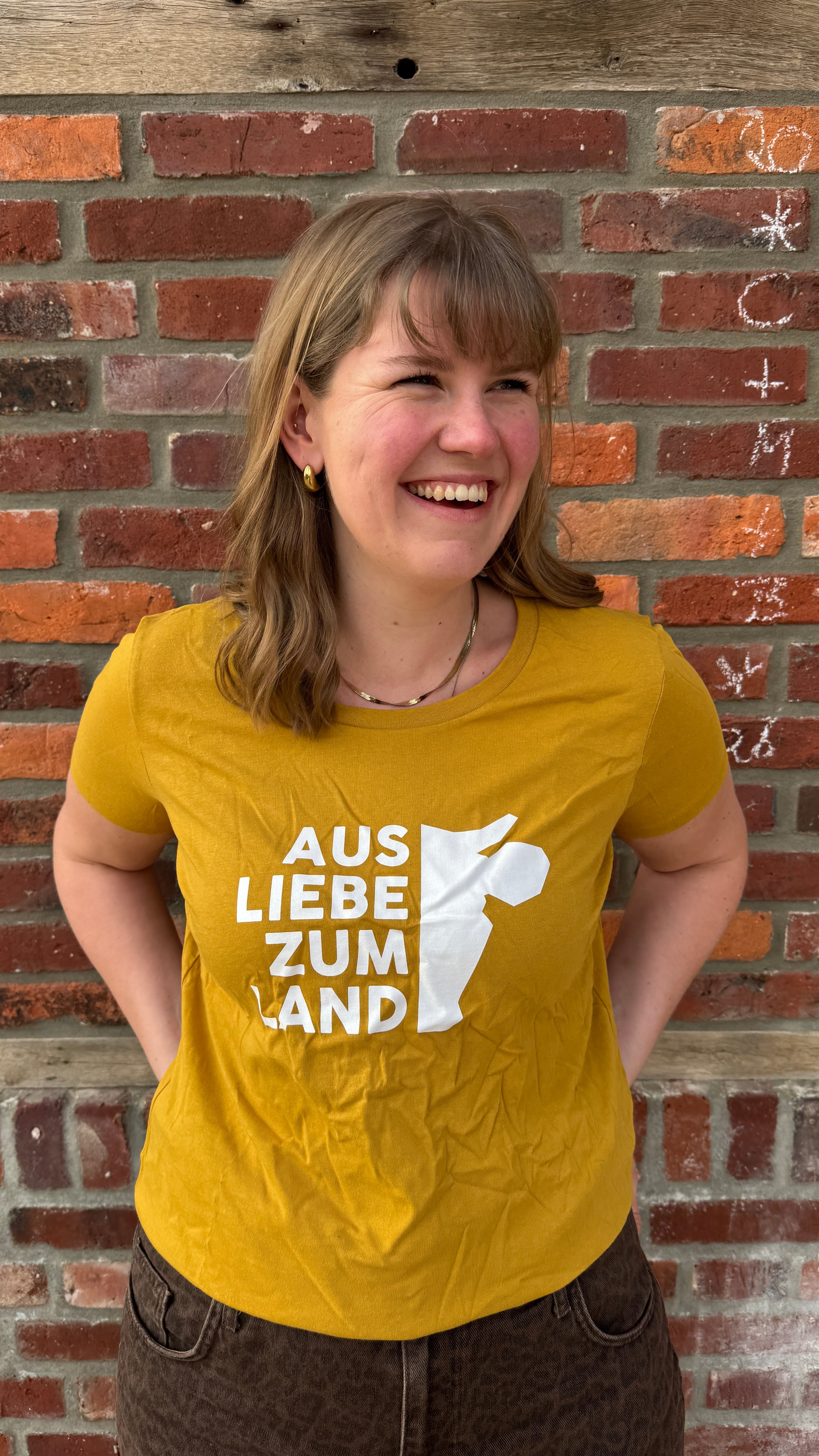 Shirt Weiblich senfgelb