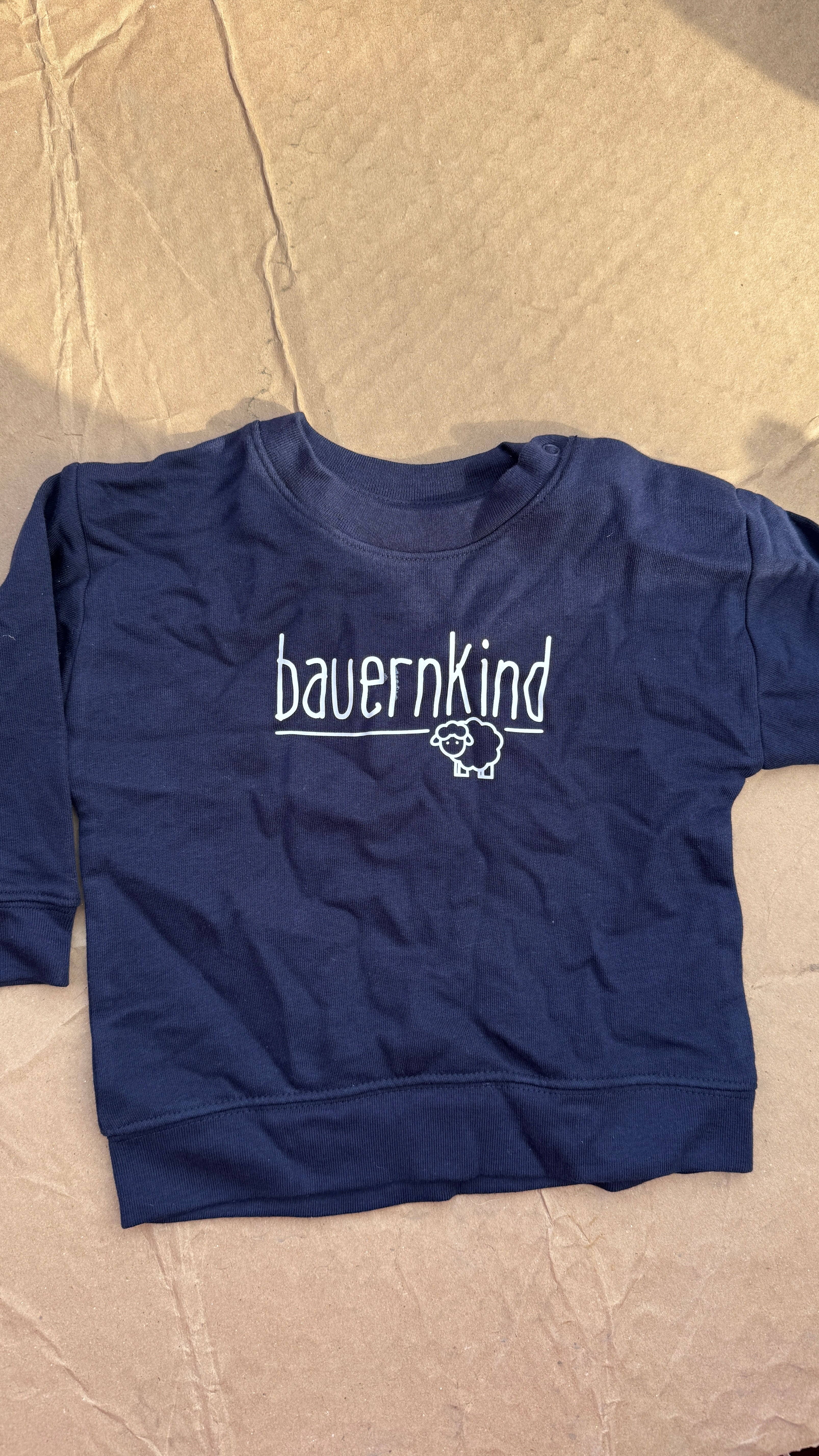 Kindershirt dunkelblau