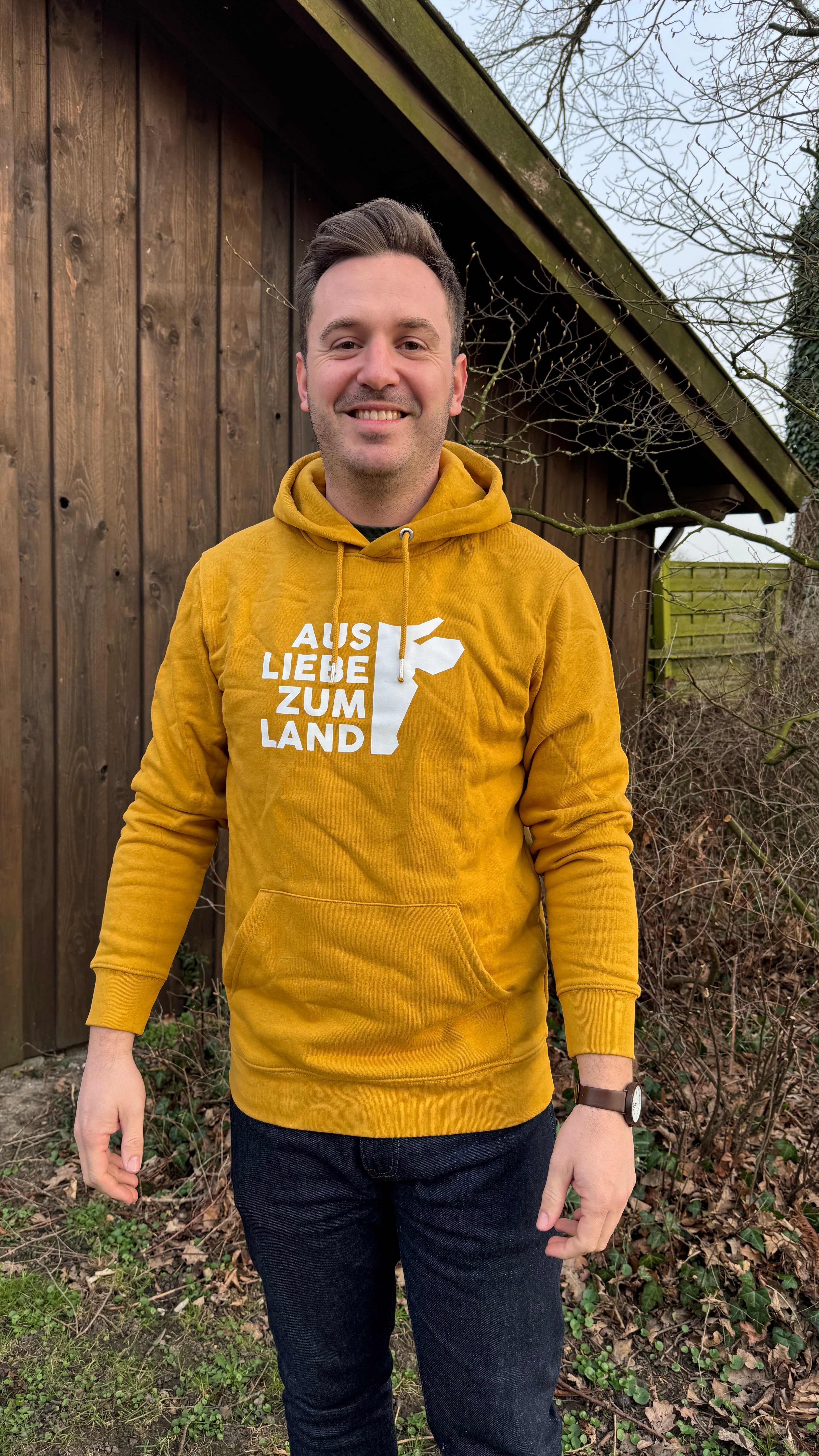 Hoodie Unisex senfgelb