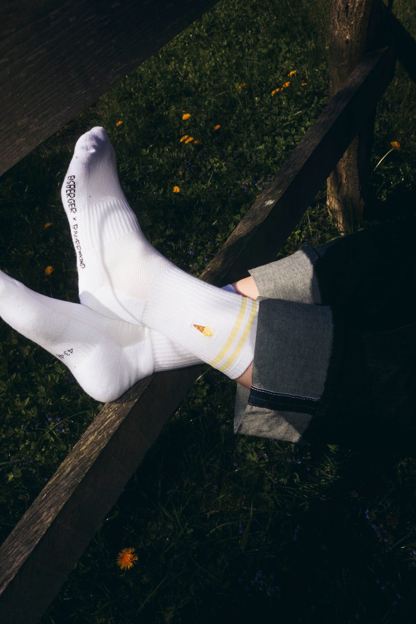 Socke Zitrone