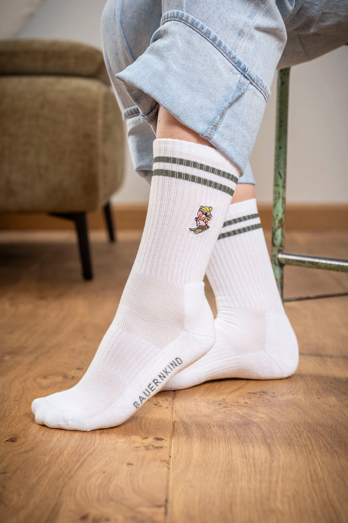 Socke Ski Schwein