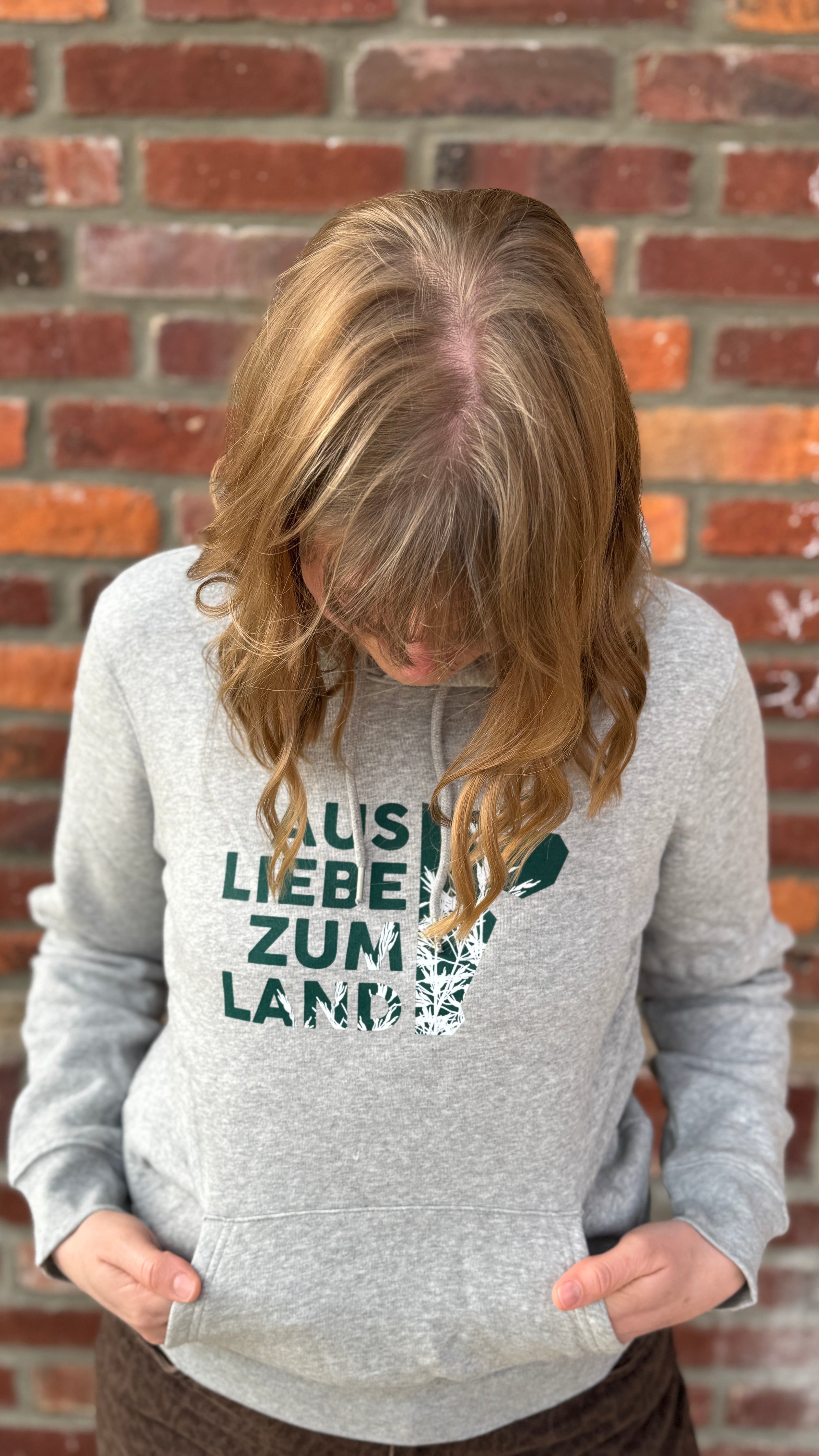 Hoodie Unisex hellgrau