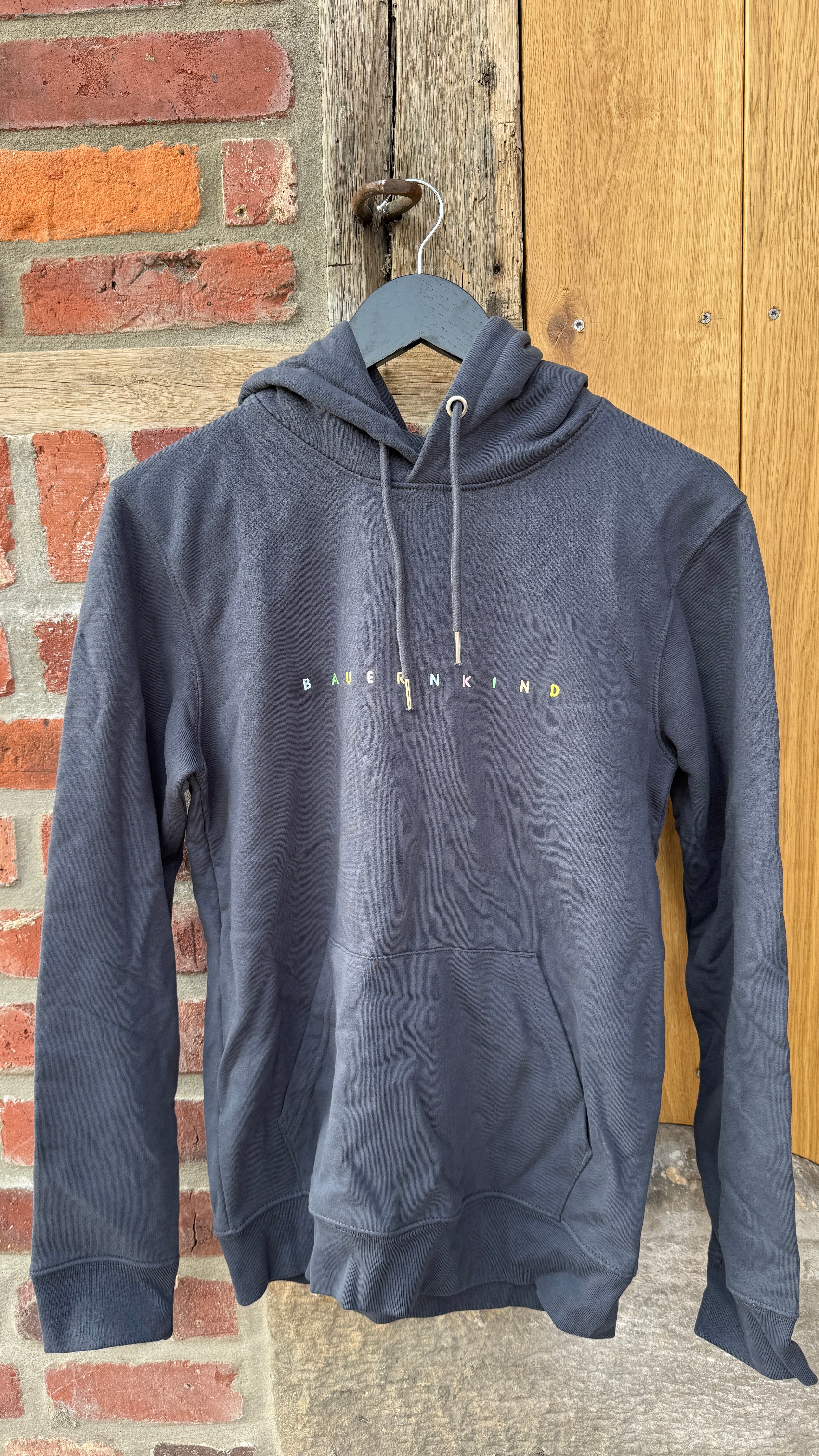 Hoodie Unisex graublau