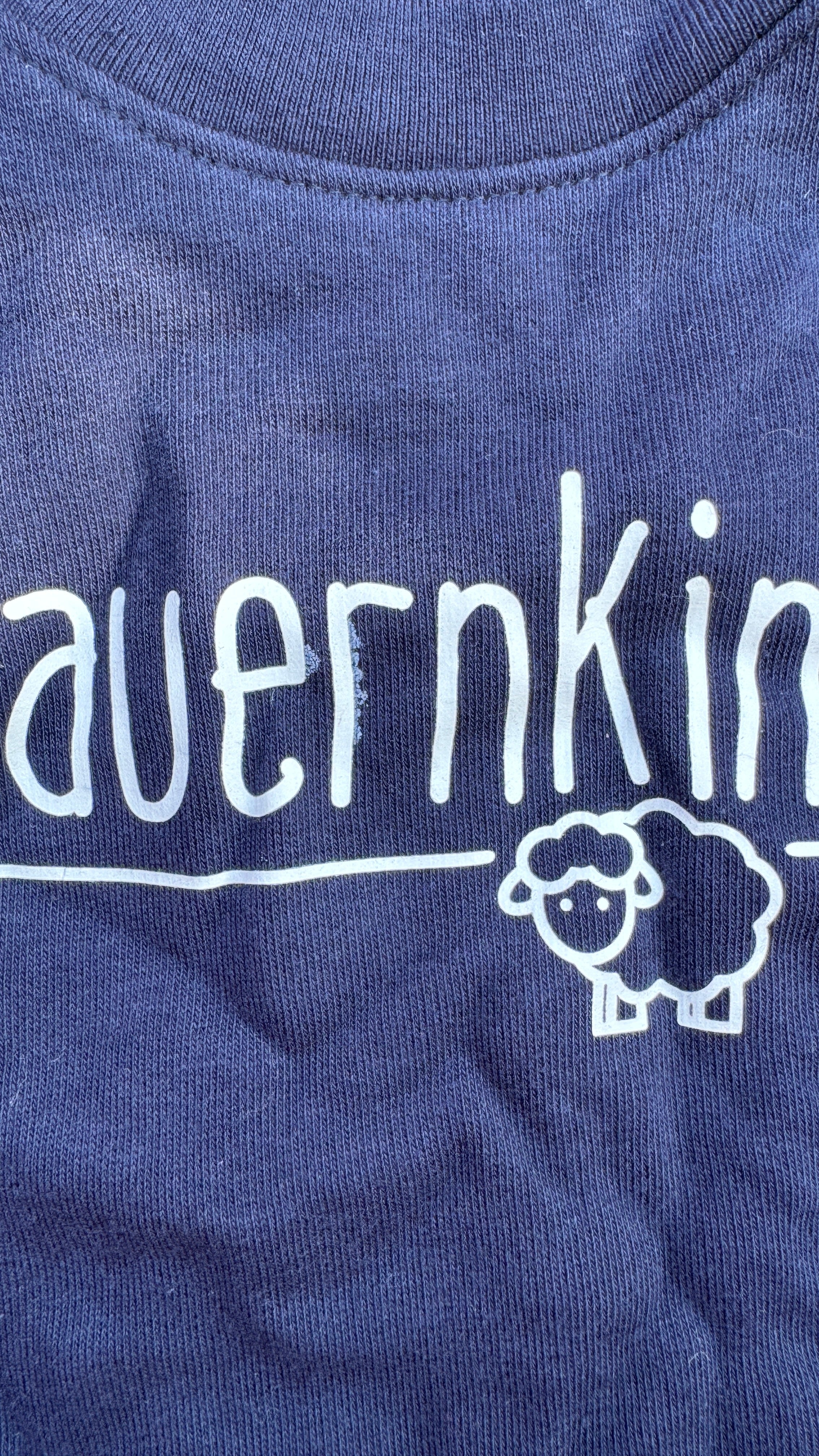 Kindershirt dunkelblau