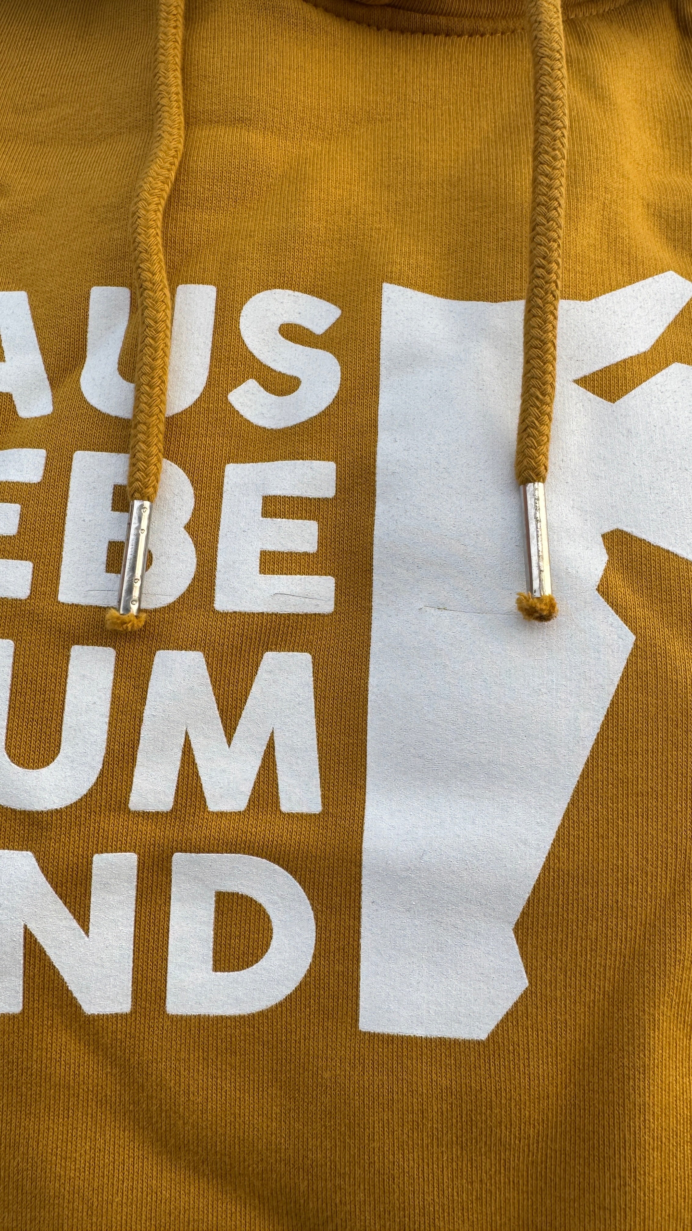 Hoodie Unisex senfgelb